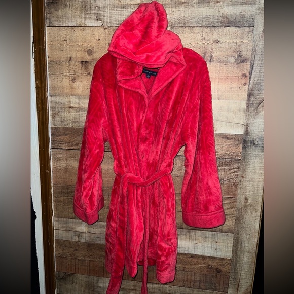 Tommy Hilfiger fleece logo robe